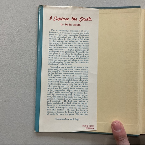 I Capture the Castle by Dodie Smith Vintage Hardcover Book - Picture 2 of 7